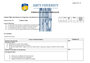 Stages Flow Charts - Summary B.Sc. (hons.) Clinical Psychology - PRE ...