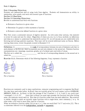 Math 1180 Exam 3 Review - Math 1180 Exam 3 3.4: An example of a ...