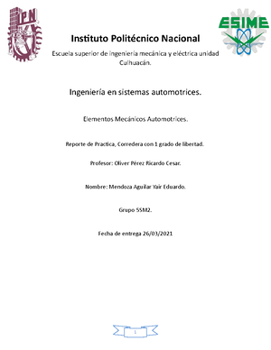 Trazo DE Involuta de un diente de engrane dieño - ESIME “CULHUACAN ...