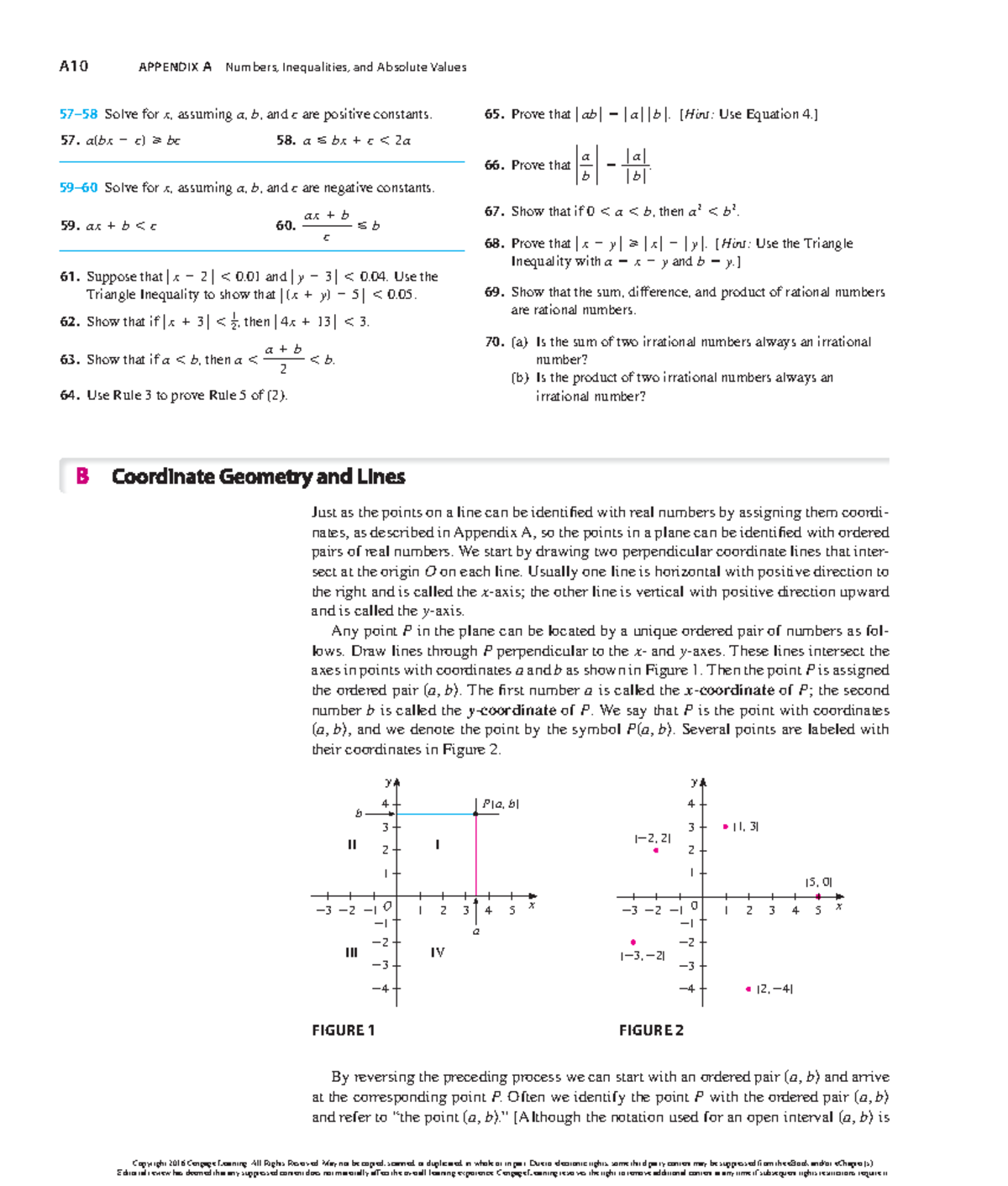 Math ch-B - math work - A10 APPENDIX A Numbers, Inequalities, and ...