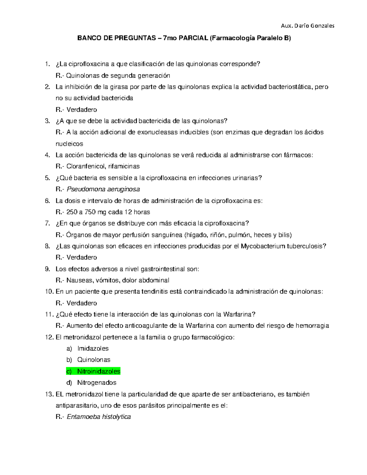 Banco DE Preguntas 7MO Parcial - BANCO DE PREGUNTAS – 7mo PARCIAL ...