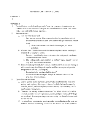 Neuroscience Unit 4 - Lecture notes Unit 4 - CHAPTER 10: Vision and ...