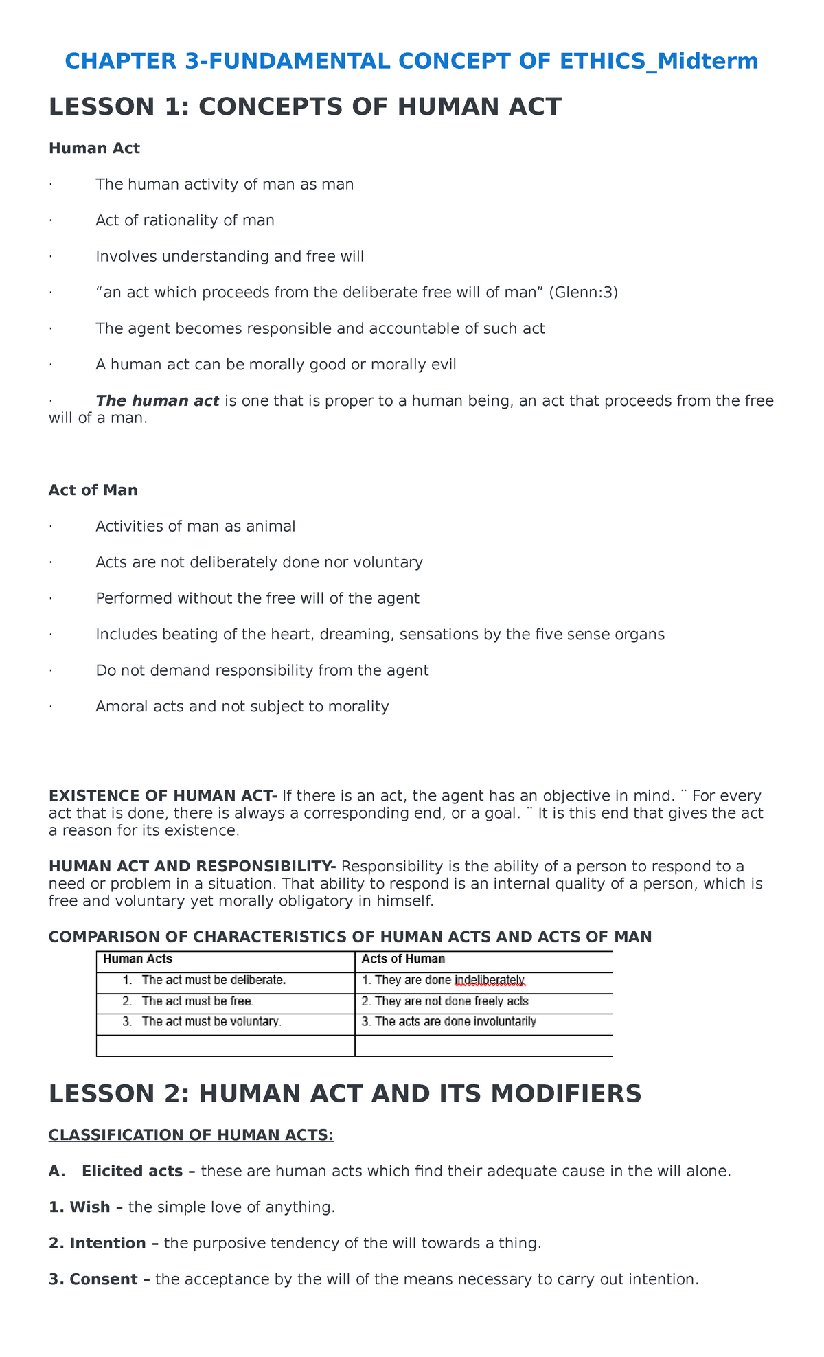 Chapter 3- Fundamental Concept OF Ethics Midterm - CHAPTER 3 ...