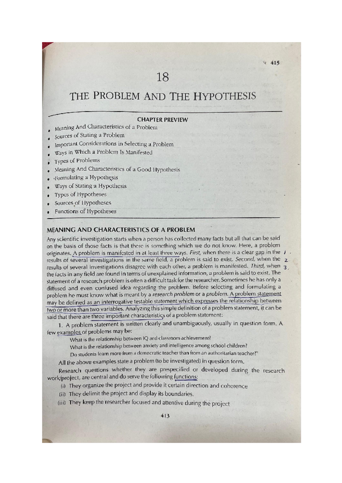 Hypothesis notes - psychological testing - Studocu