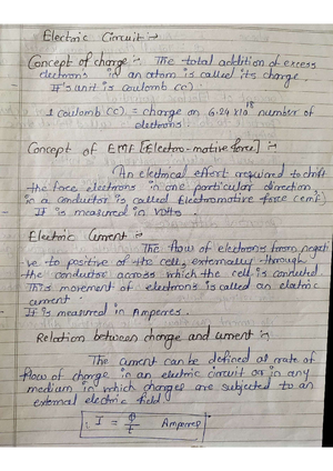BEE Notes Unit 1 - Basic Electrical Engineering Unit No ...