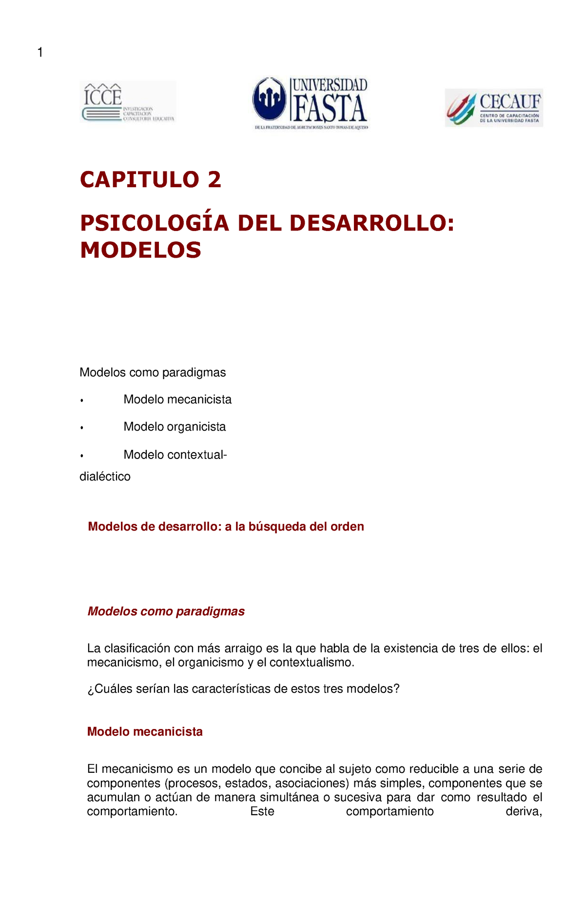 Capítulo 2 Psicología Del Desarrollo Y El Aprendizaje I - CAPITULO 2 ...