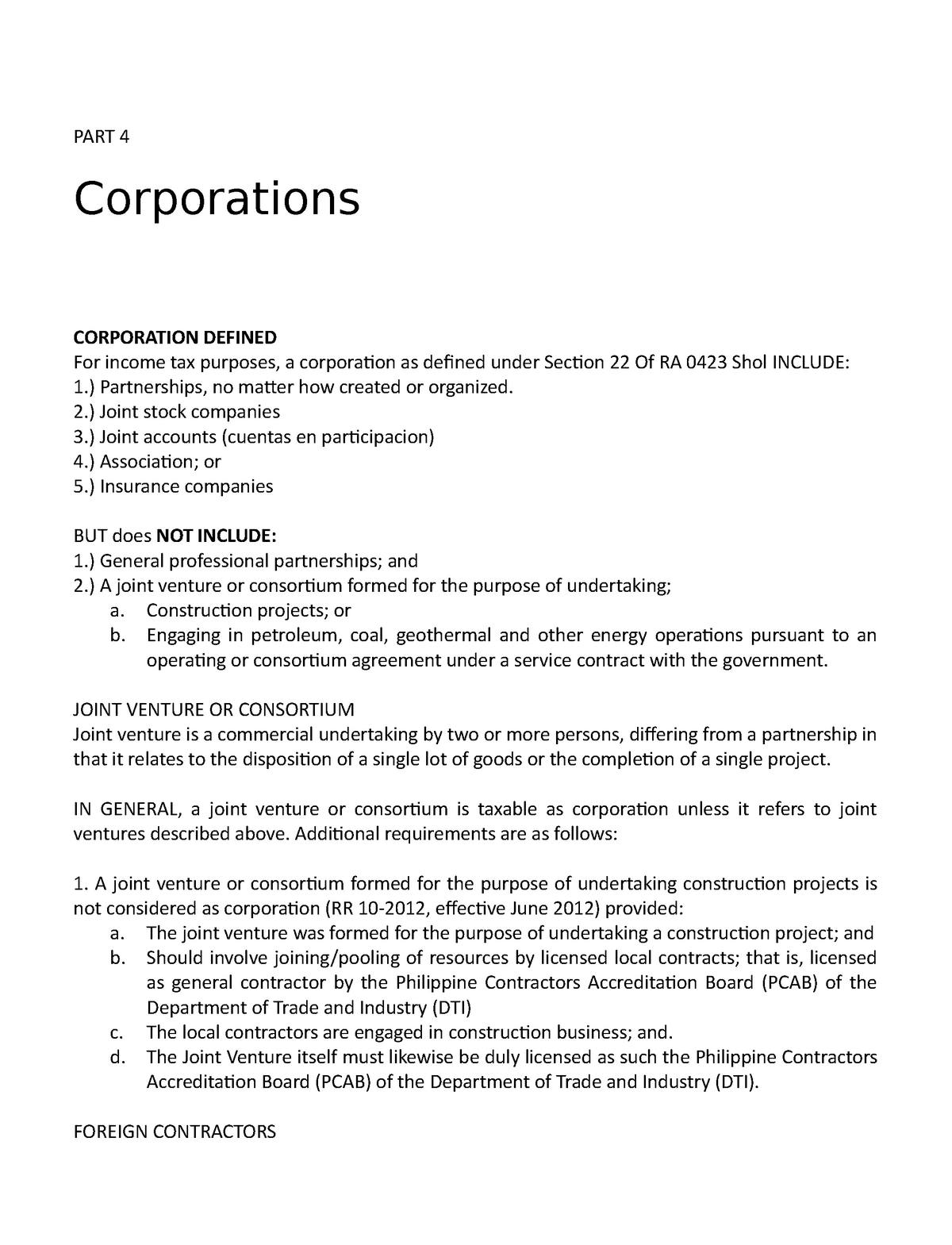 04-corporations-lecture-notes-4-part-4-corporations-corporation