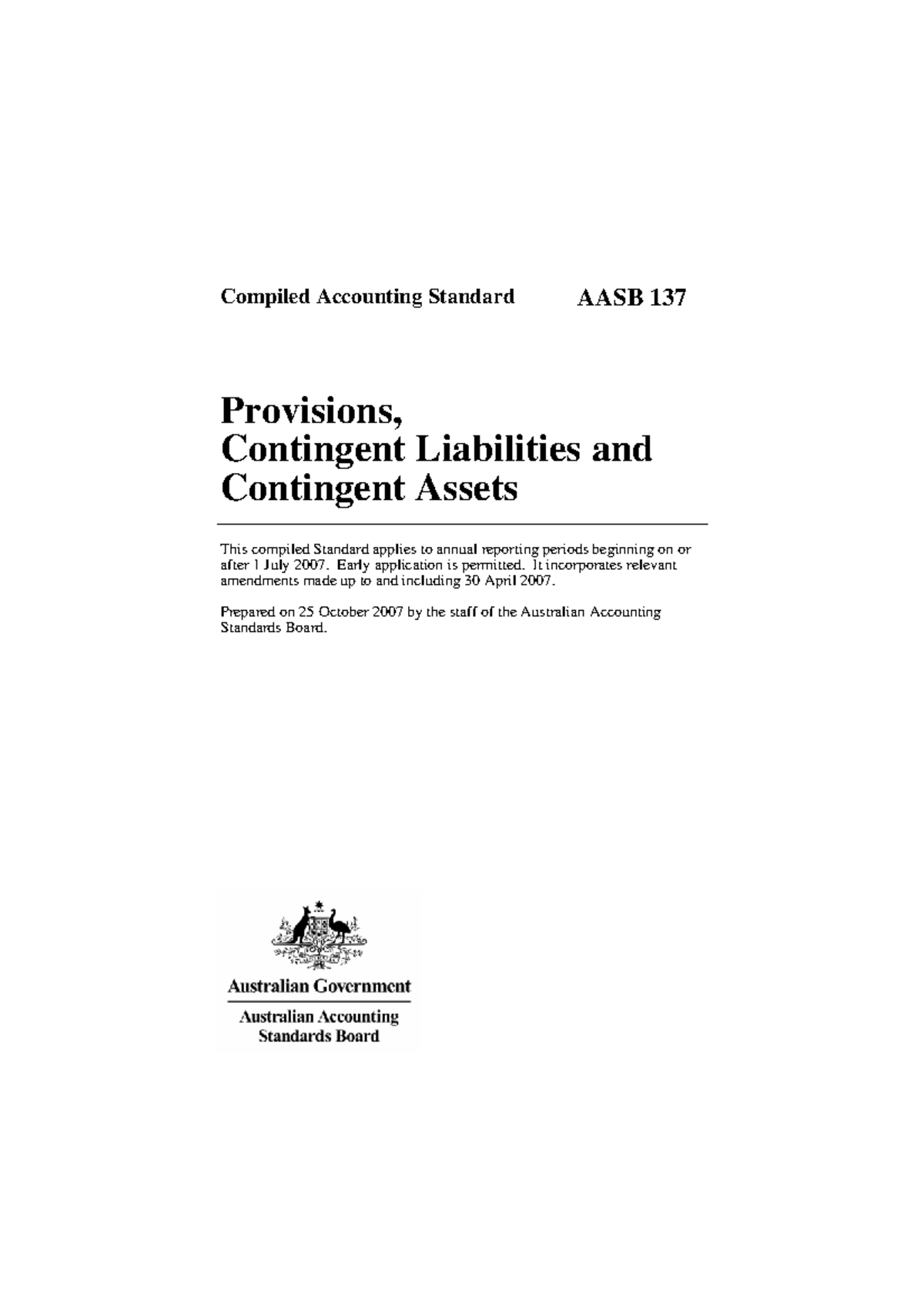 Accounting For Provision And Contingent Assets And Liabilities ...