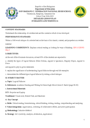 Intertext & Hypertext - Republic of the Philippines Department of ...
