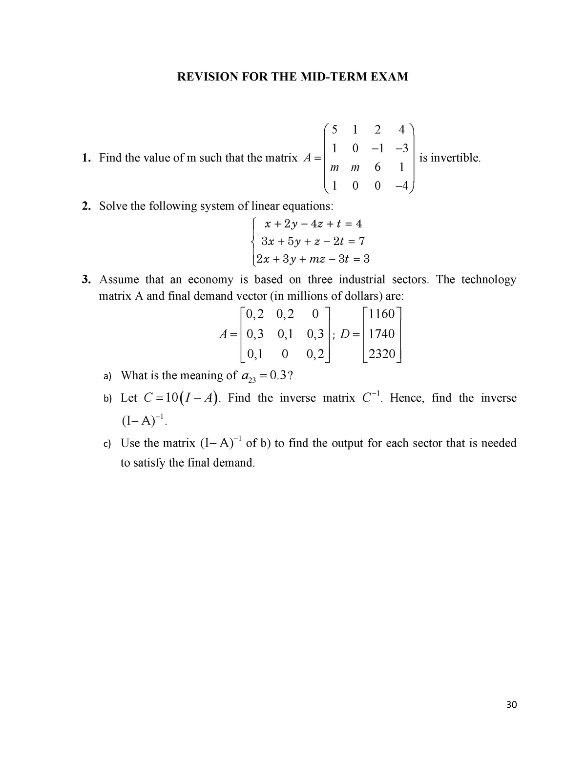 to-n-hfsdf-30-revision-for-the-mid-term-exam-1-find-the-value-of-m