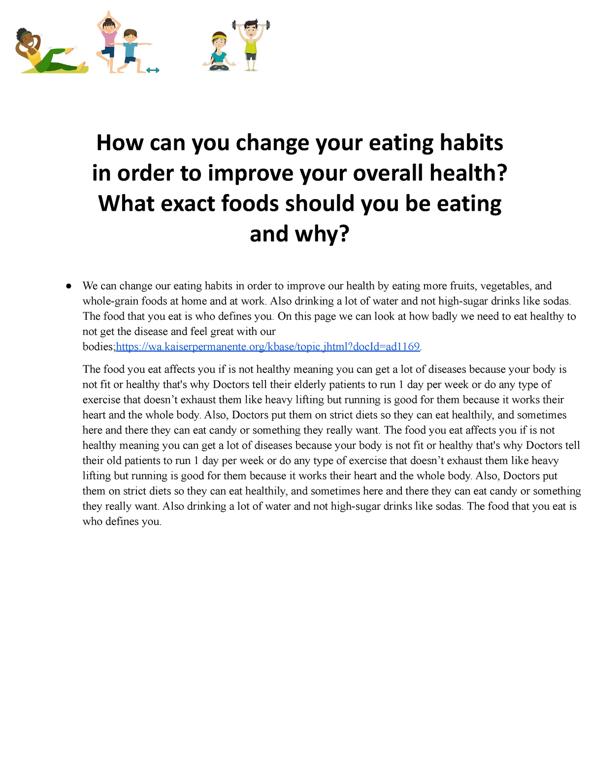 Eating Habits Health - How can you change your eating habits in order ...