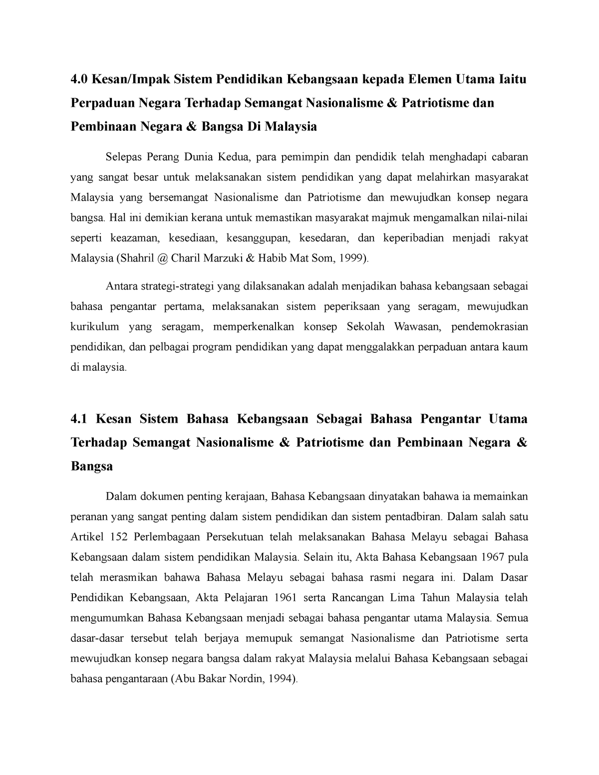 Group Assignment 4 Kesan Sistem Kebangsaan - Logistics and 