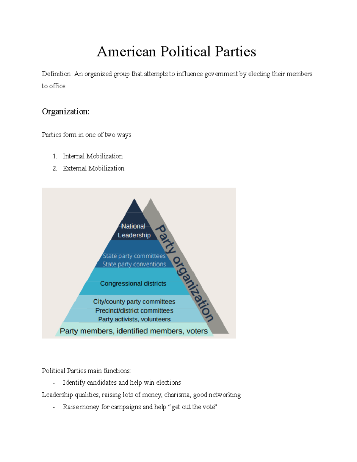 PSCI 2305 - American Political Parties - American Political Parties ...