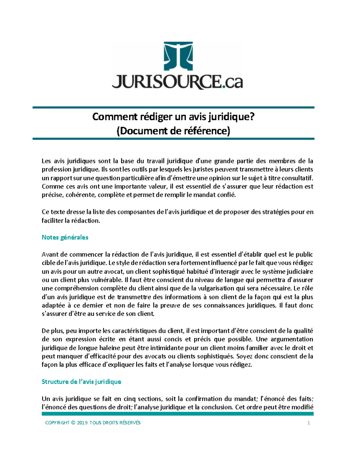 comment rédiger un document juridique