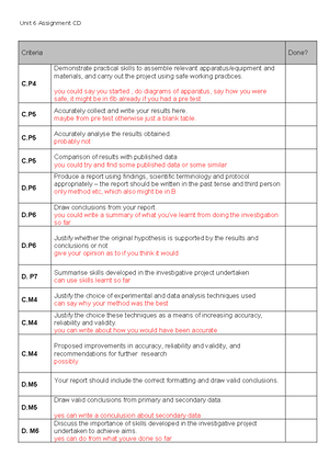 Unit 2C - UNIT 2C: THE CHROMATOGRAPHY OF VEGETABLES Learning aim: to ...