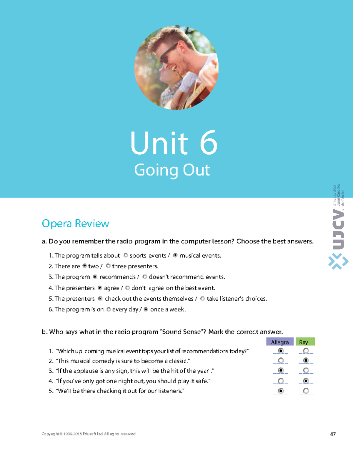 Intermediate 3 Workbook Unit 6 - Copyright © 1990-2016 Edusoft Ltd. All ...
