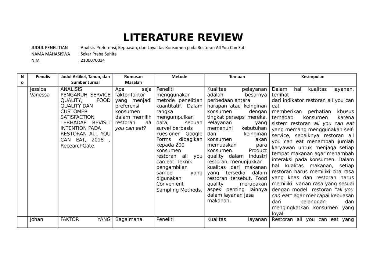 jenis jenis literature review pdf