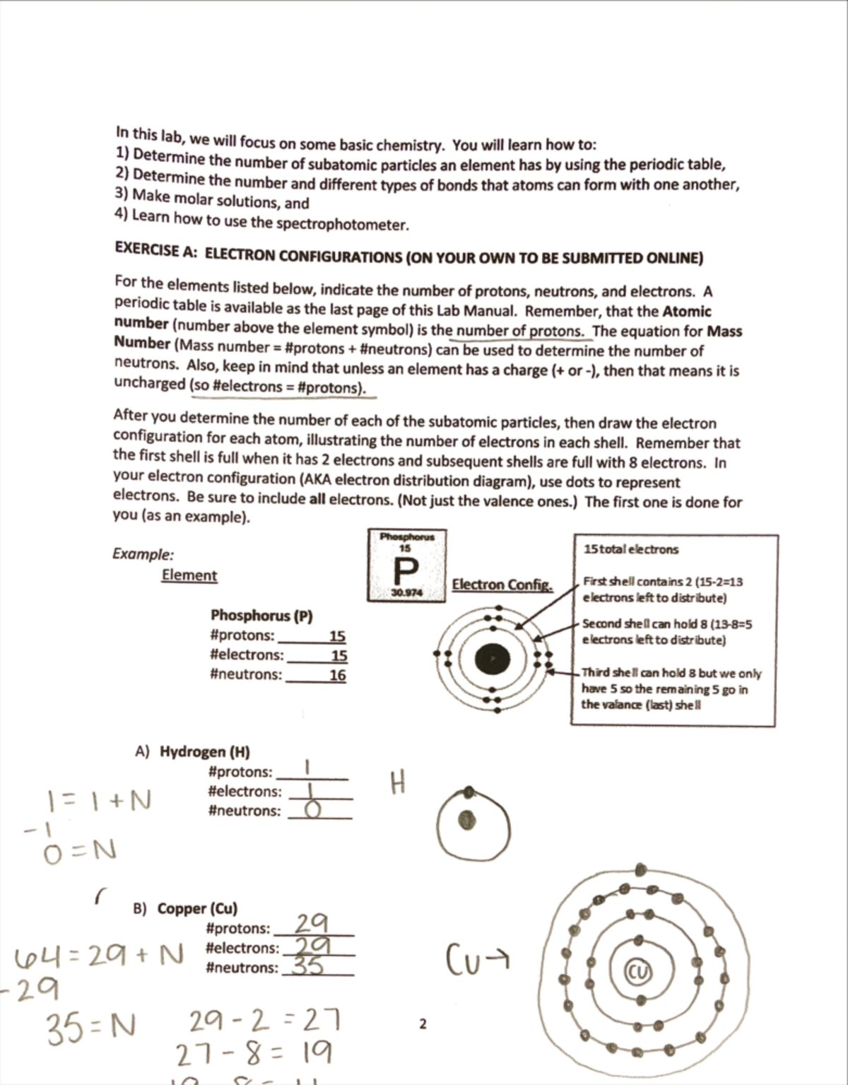 Bio 101 Lab Exercise A And B - Biol 105 - Studocu