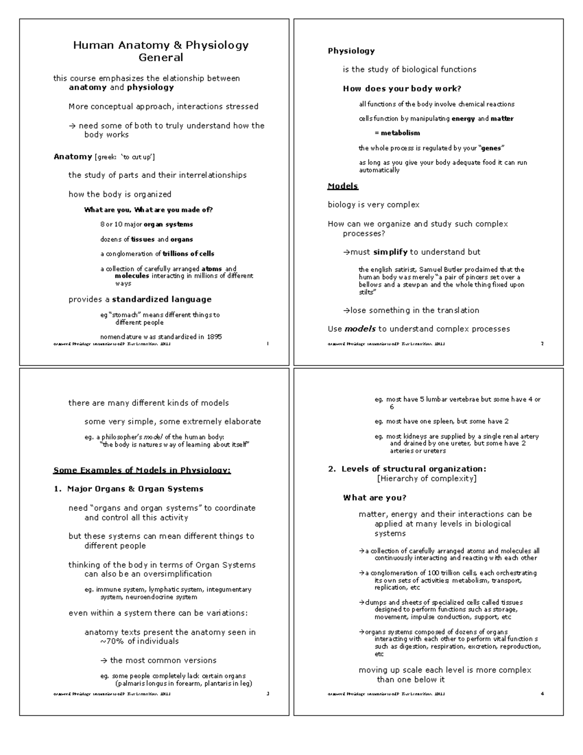 File 8 - Read - Anatomy & Physiology: Introduction To A&P, Ziser ...