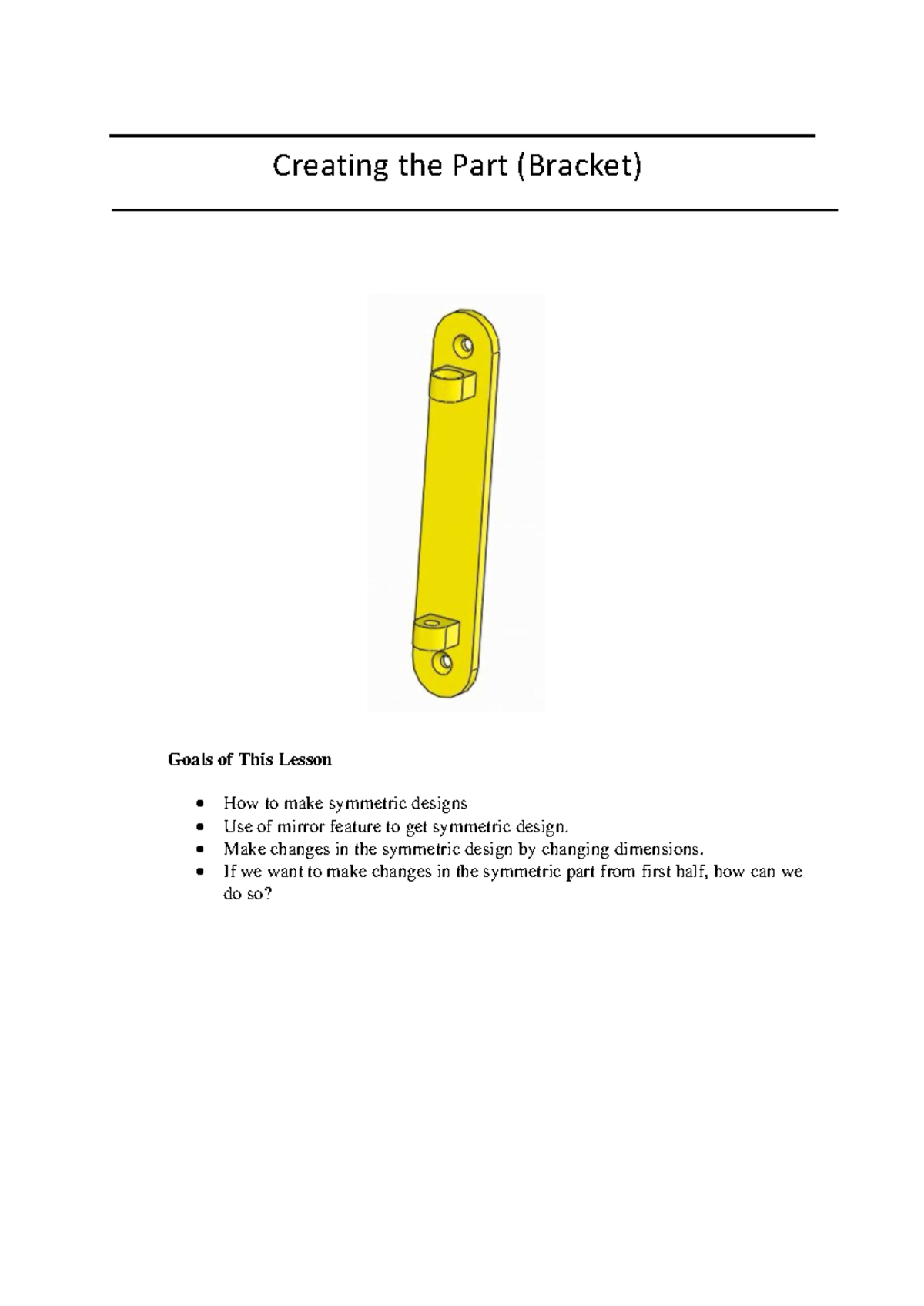 Week 3(mirror feature) session 2022 - Design of Machine Element ...