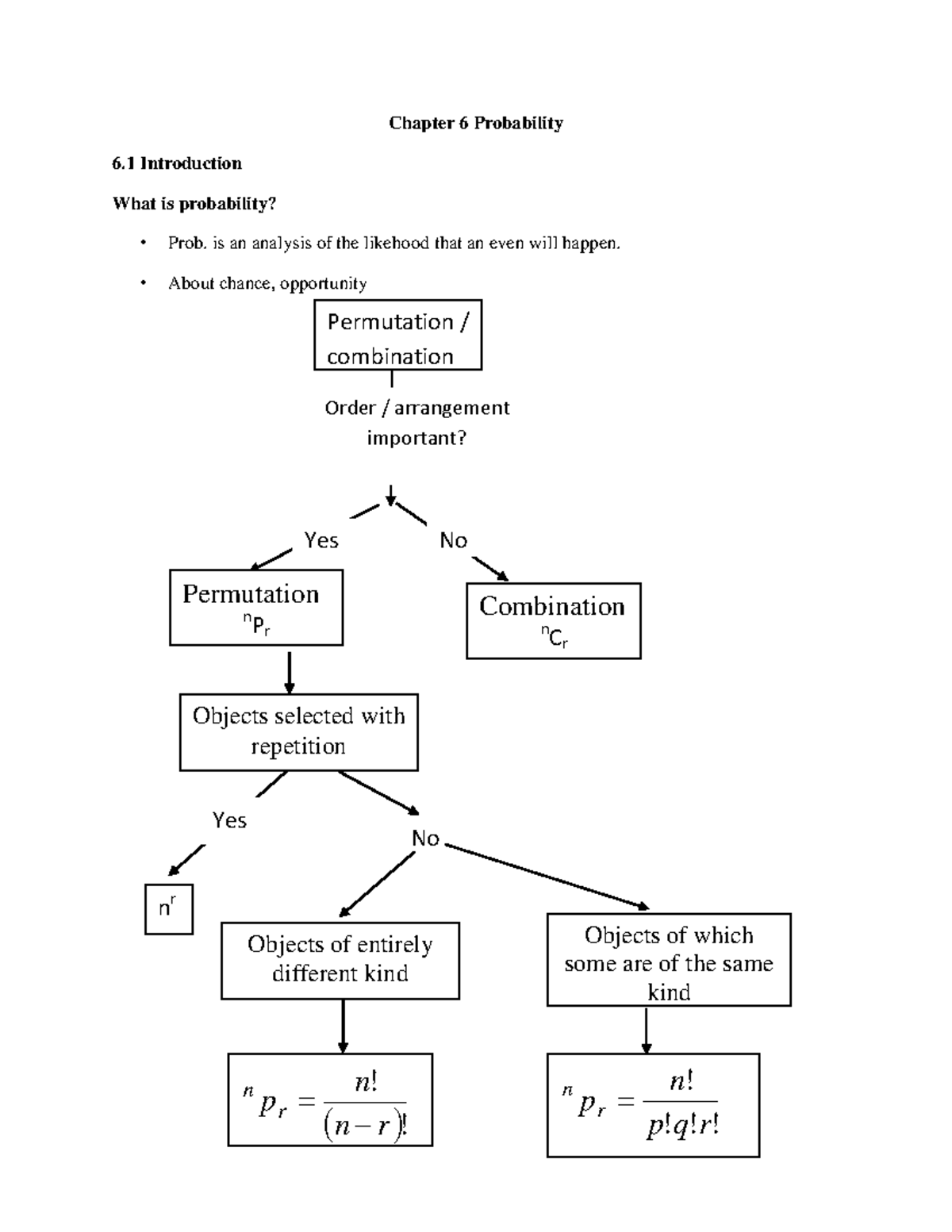 Chapter 6 Probability - Chapter 6 Probability 6 Introduction What Is ...