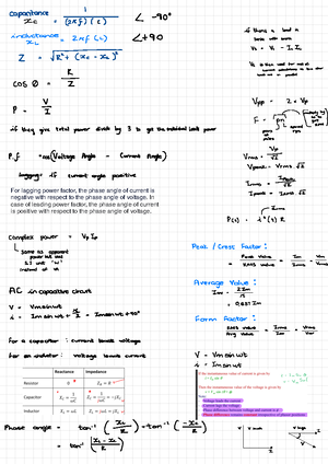 DC Motors Formulas - Formula sheet for eee2041f - DC DC motor generator ...