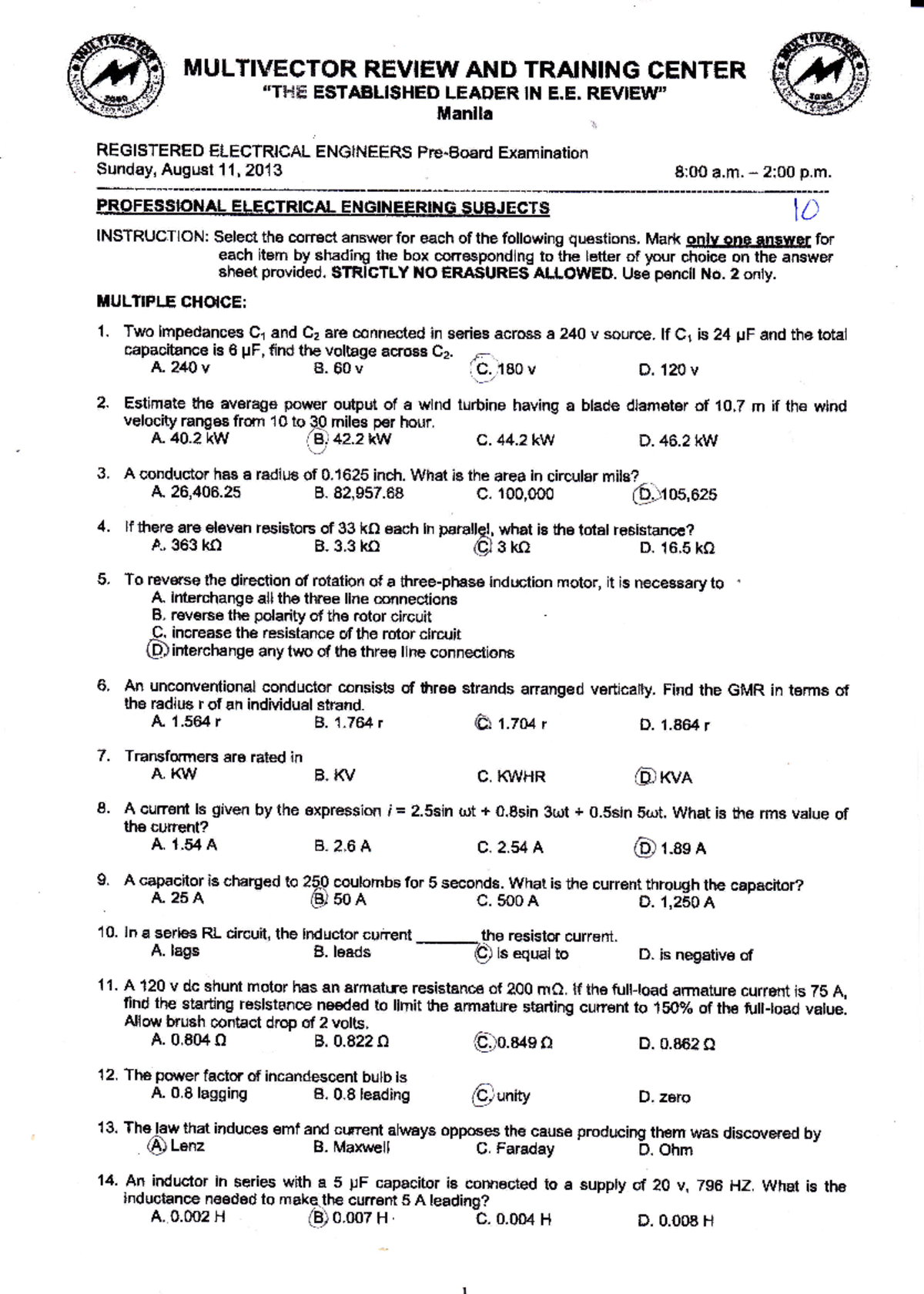 Pre Board Exam 2022 Class 10 - Image to u