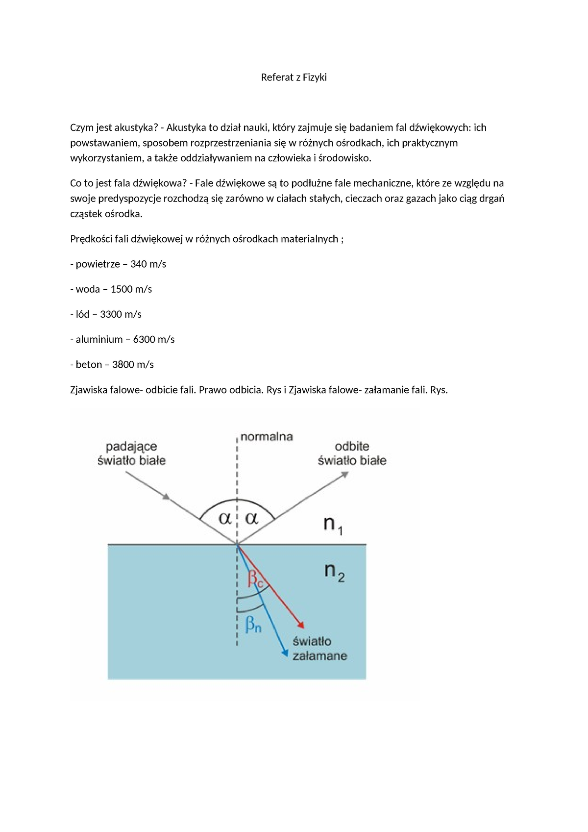 Referat Z Fizyki - Aaaaaaaaaaaaaaaaaaaaaaaaaaaaaaaaa - Referat Z Fizyki ...