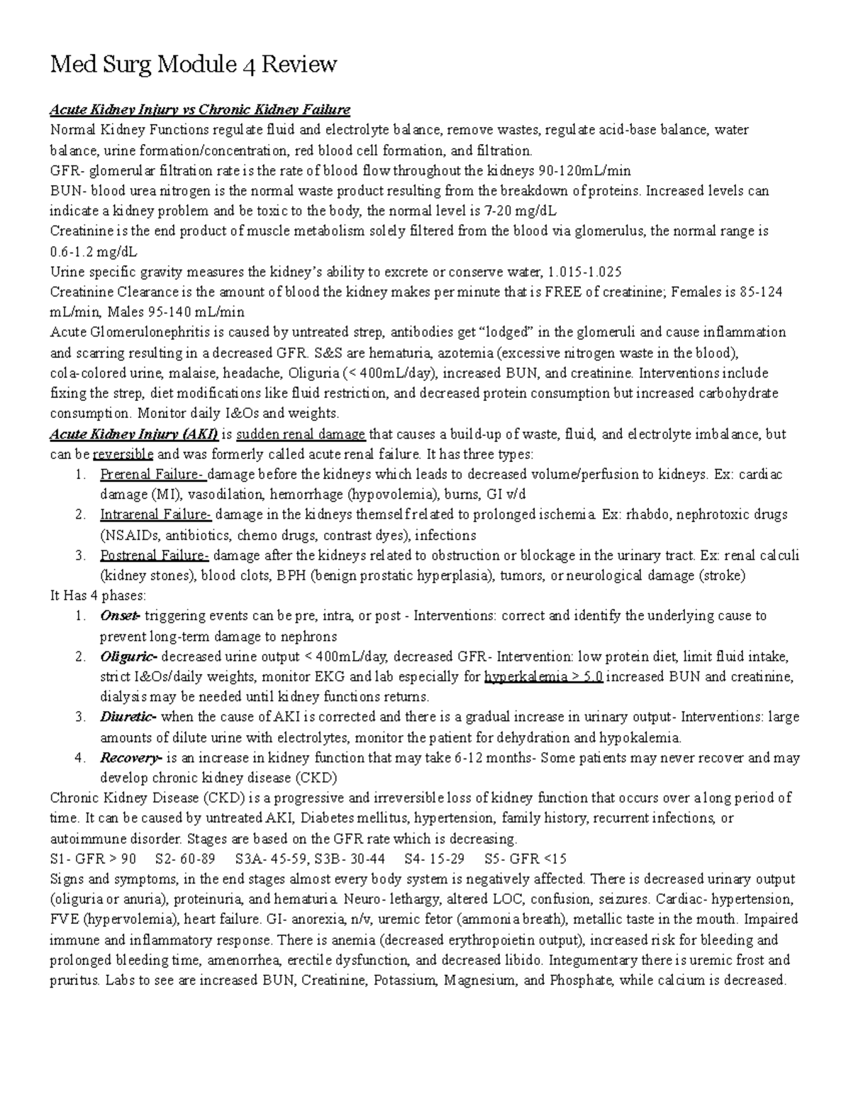 med-surg-module-4-review-acute-kidney-injury-vs-chronic-kidney