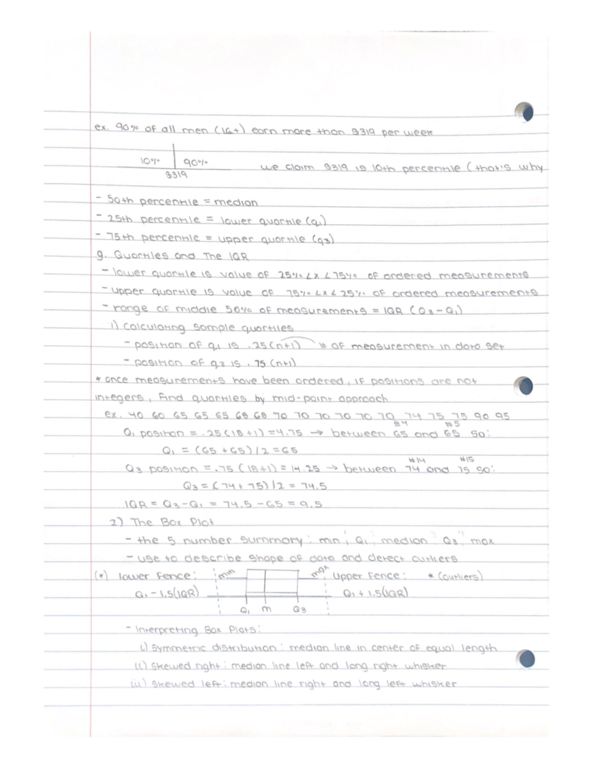 Chapter 2-5: Describing Data with Numerical Measures - sta 13 - Studocu