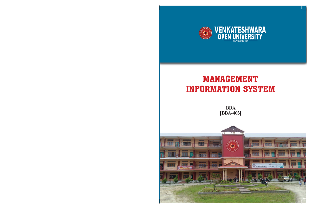 BBA-Management Information System - VENKATESHWARA OPEN UNIVERSITY Vou ...