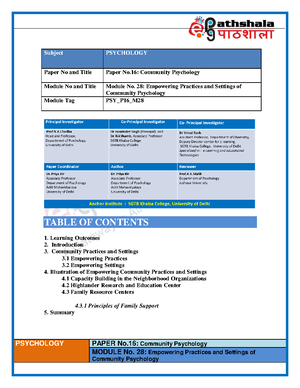 Speed and Power Tests - PSYCHOLOGY PAPER No. 4: Applied Psychometrics ...