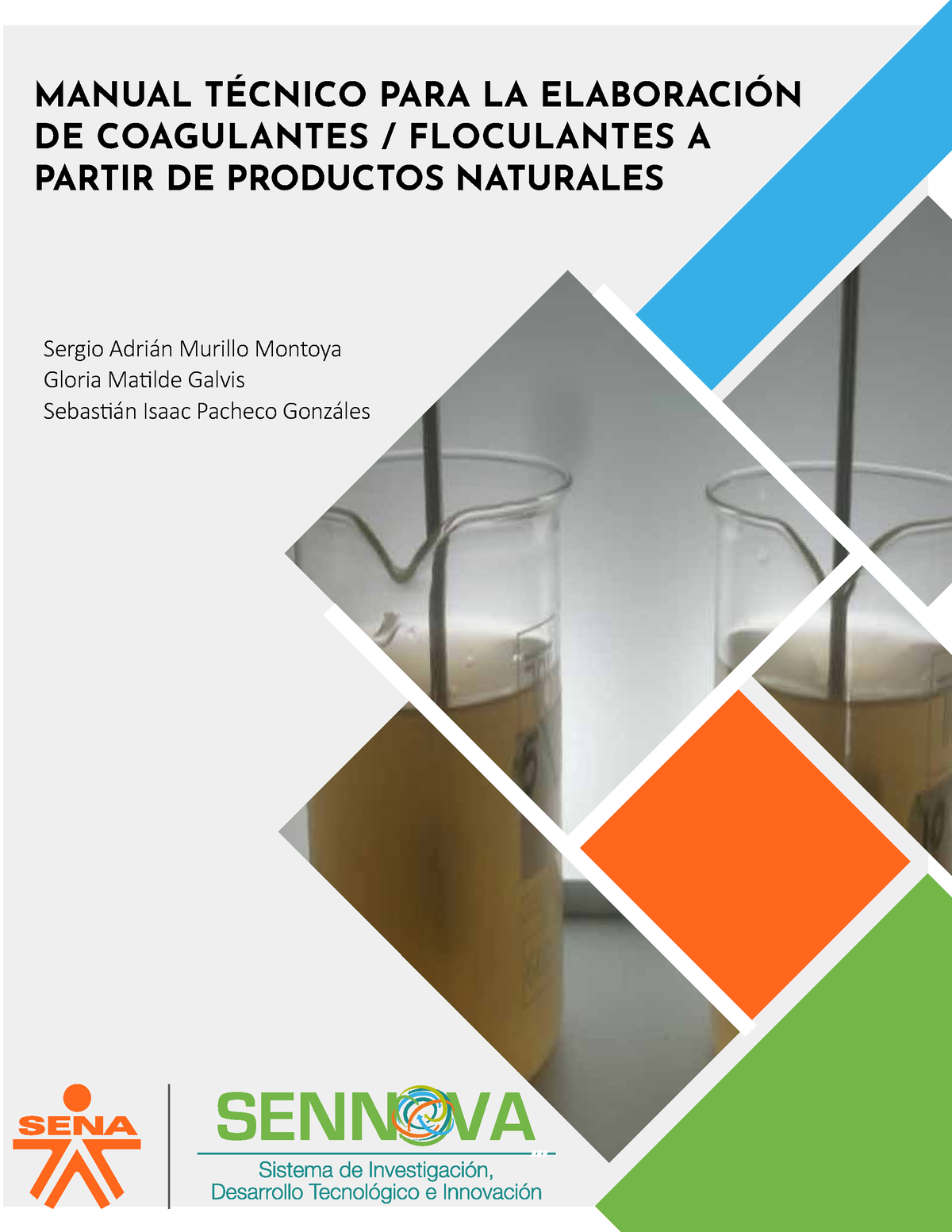 Manual Coagulantes Floculantes - MANUAL T.. PARA LA ELABORACI”N DE ...