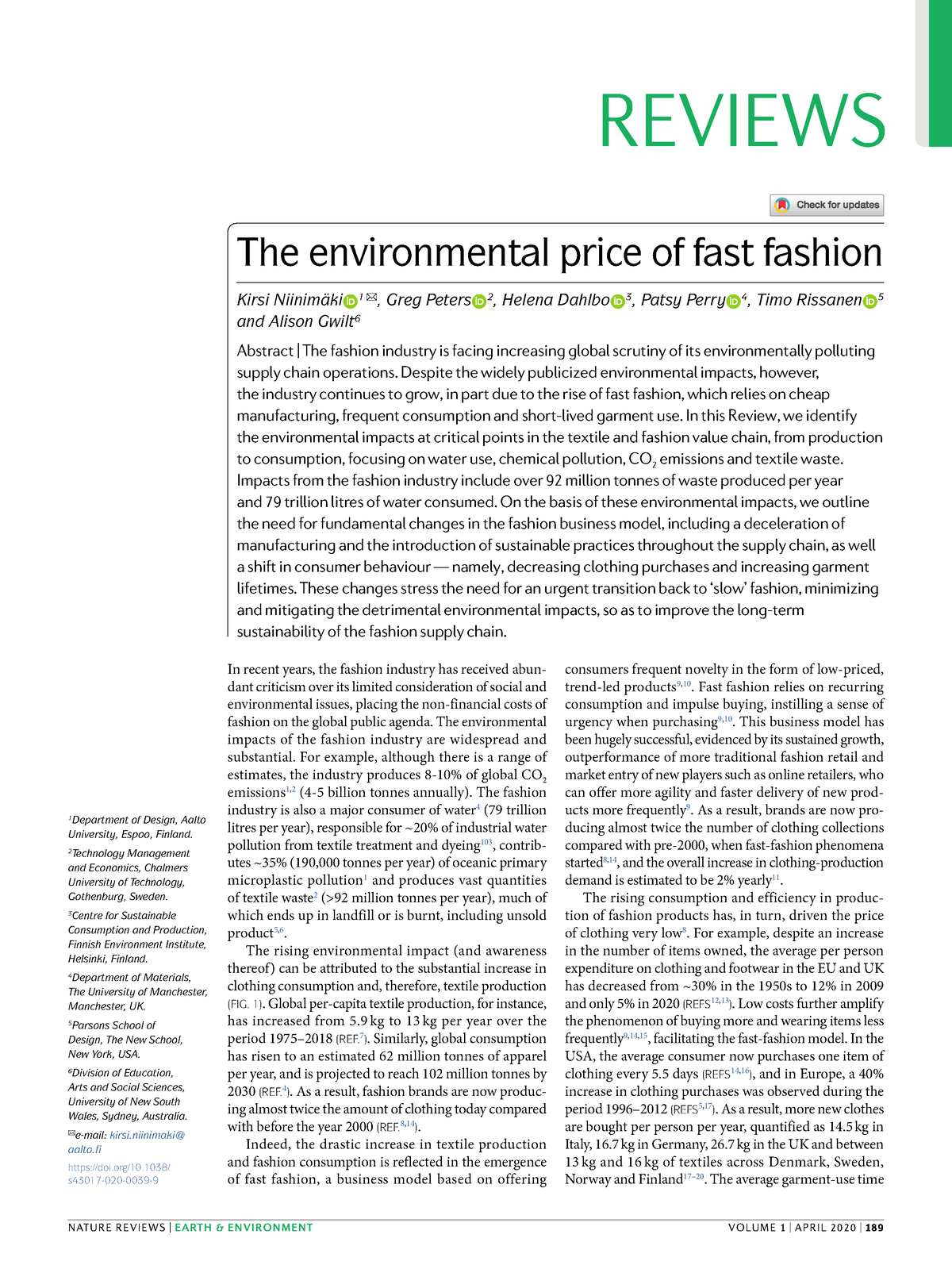 Read this before you go sales shopping: the environmental costs of