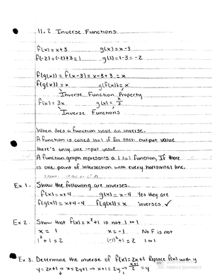 2.4 Algebra Functions - MATH 1319 - Studocu