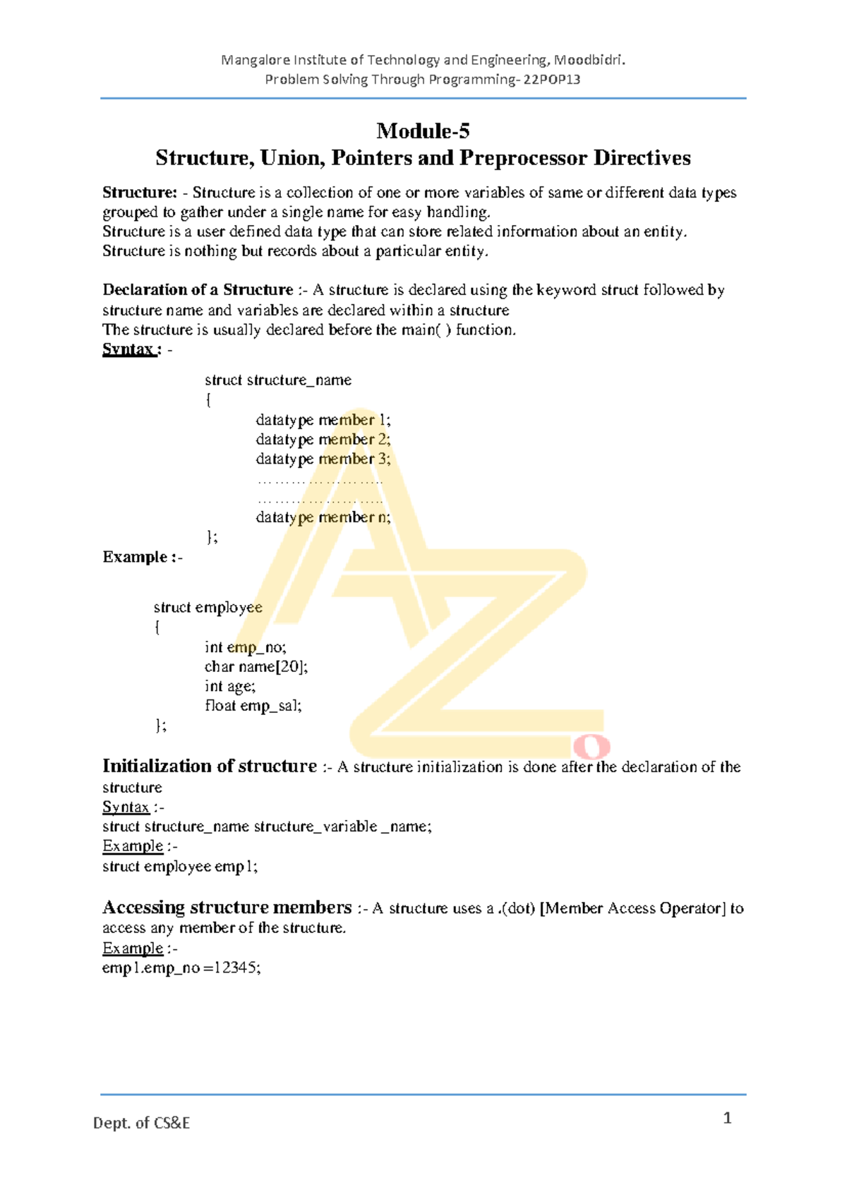 BPOPS103 Module 5 - Problem Solving Through Programming- 22 POP1 3 ...