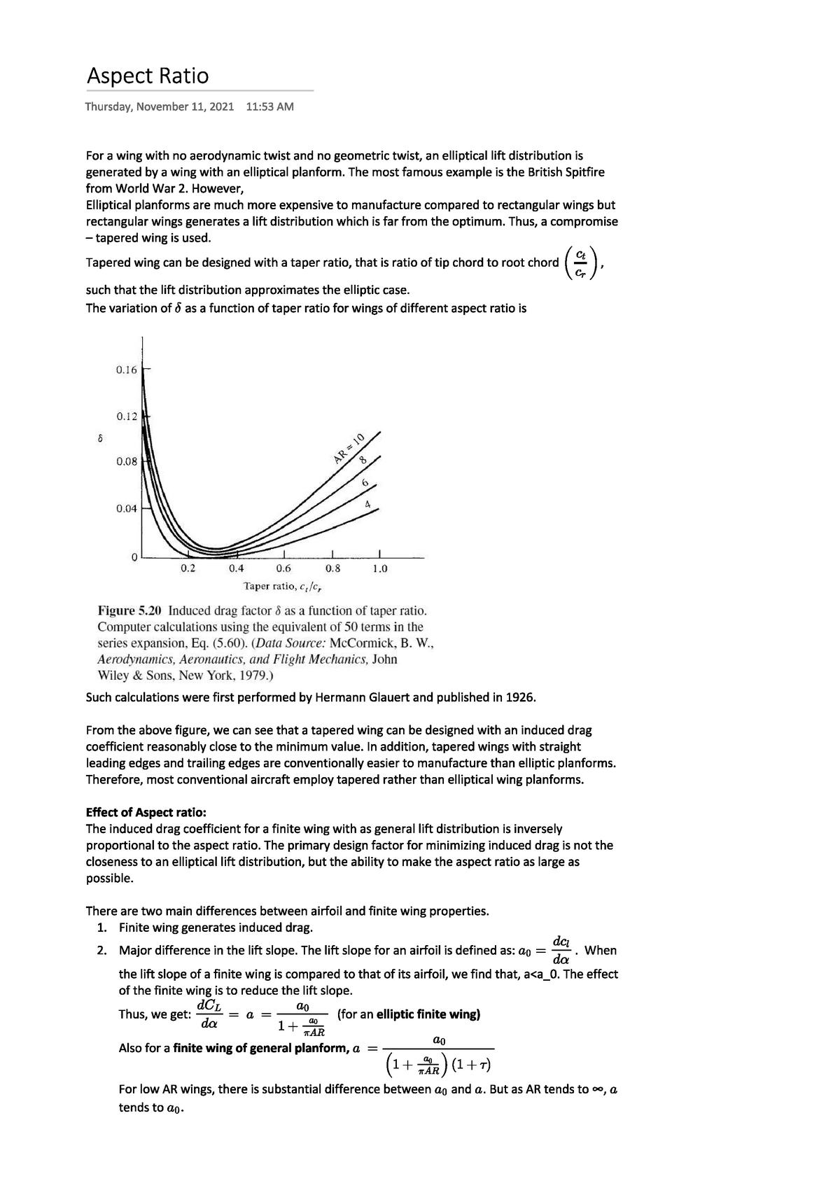 effect-of-aspect-ratio-aerodynamics-2-studocu