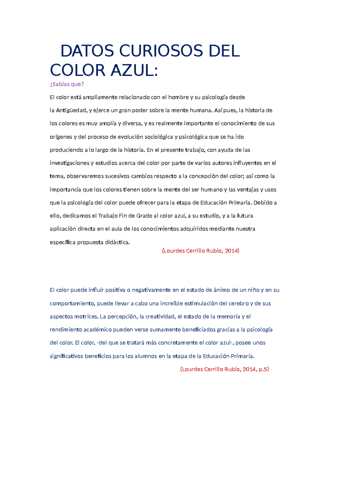 Datos Curiosos DEL Color AZUL Y LOS Significados - DATOS CURIOSOS DEL ...