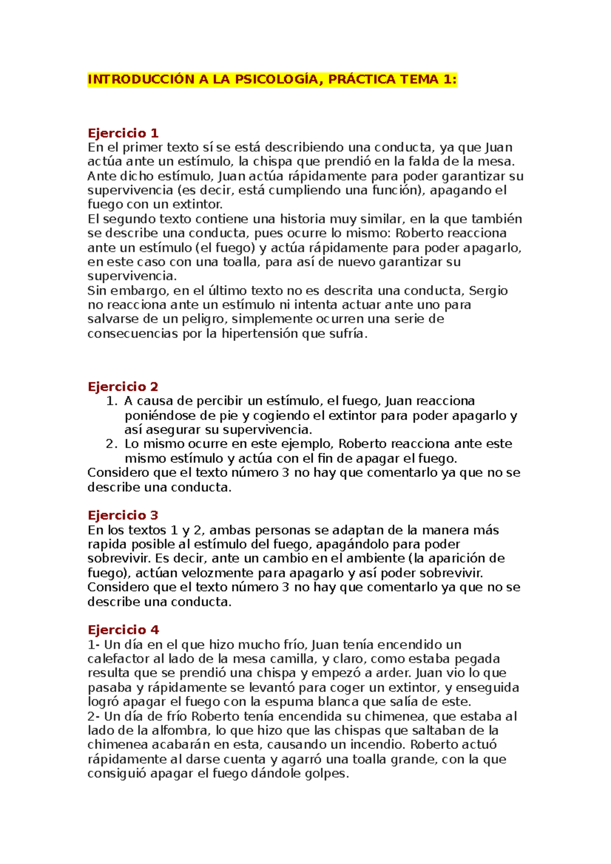Introduccion practica tema 1 - INTRODUCCIÓN A LA PSICOLOGÍA, PRÁCTICA ...