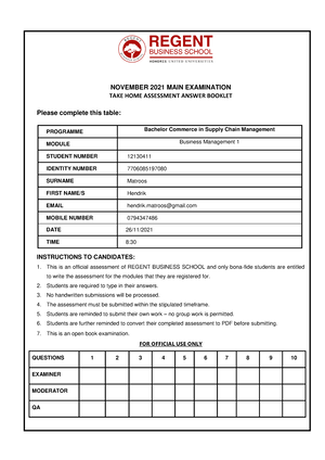 business studies grade 11 assignment term 2