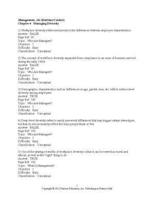 10e Management 1 Management 10e Robbins Chapter 1 Introduction