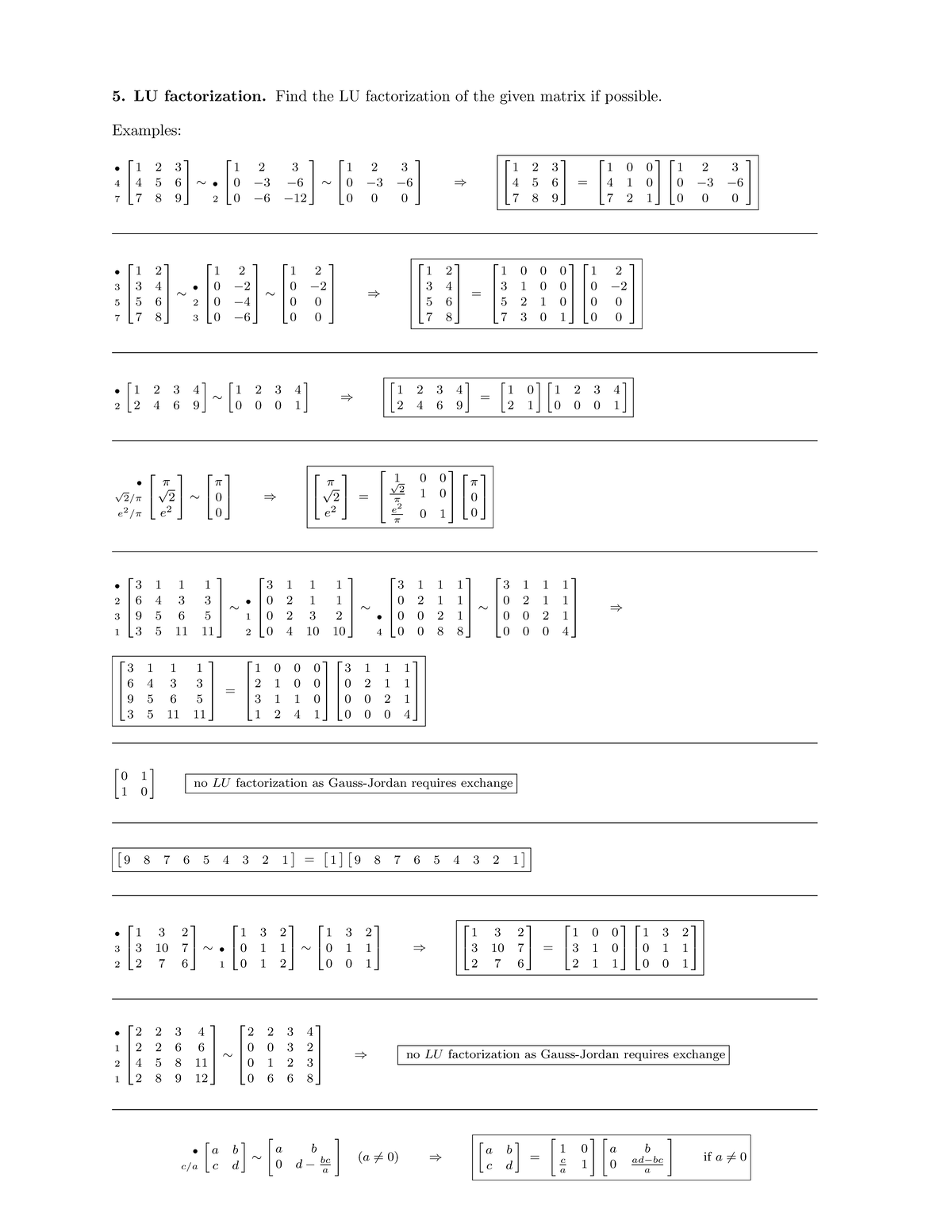 CQ5guide - Notes for the common quiz 5 for math 337 - 5. LU ...