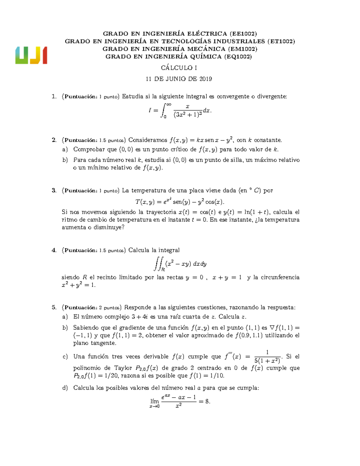 Junio 2019 (con Soluciones) - GRADO EN INGENIER ́IA EL ́ECTRICA (EE1002 ...