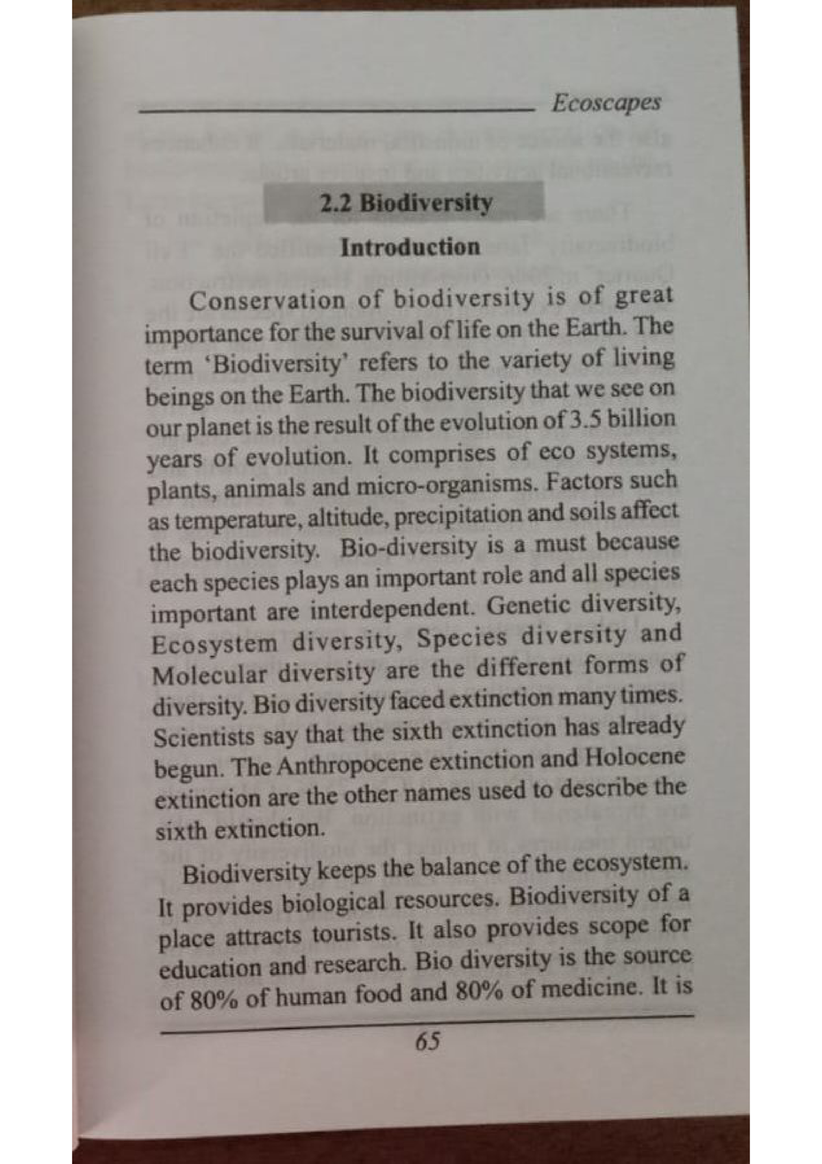 2 - Notes - Environmental Studies - Studocu