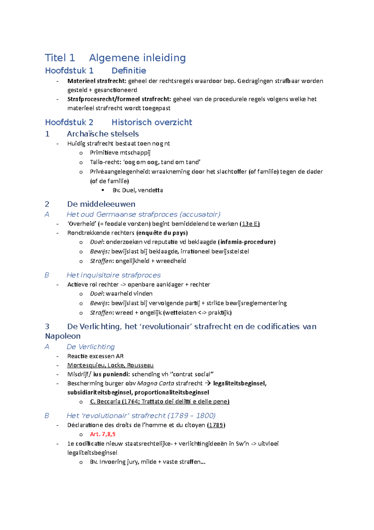 Sv SR - Boek + Ppt - Titel 1 Algemene Inleiding Hoofdstuk 1 Definitie ...