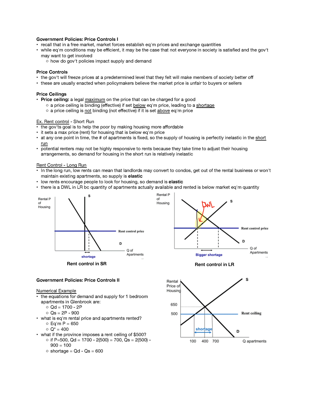 M2u6 1 Government Policies Price Ceilings Econ 1b03