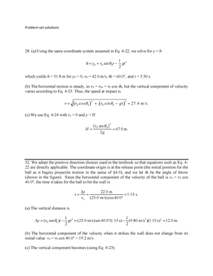 Ch9-Phy1n 1 - Class notes - Physics 1 - Studocu