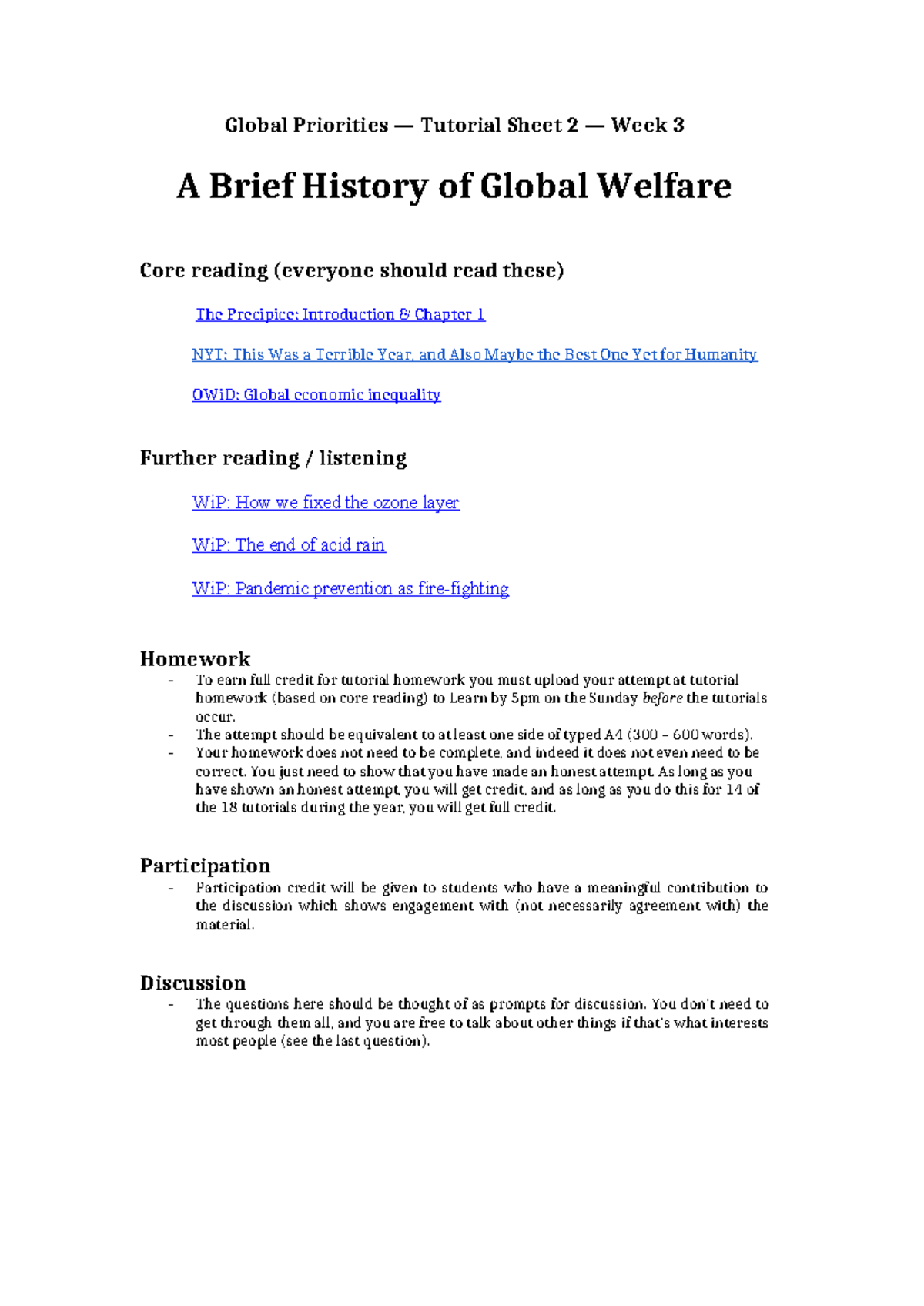GP - L2 Week 3 - Tutorial sheet - Solutions - Global Priorities ...