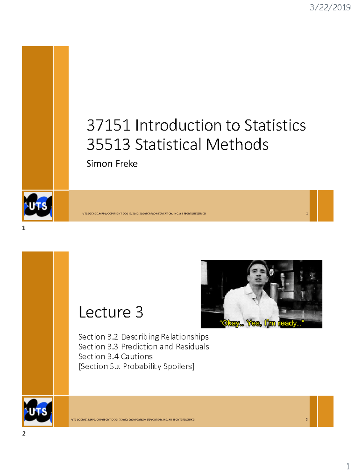 37151 Lecture 3 Notes - Annotated - 3/22/2019 37151 Introduction To ...