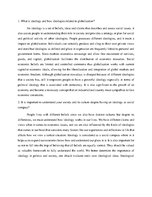 Political ideologies and their Basic Tenets - LESSON 2 – Political ...